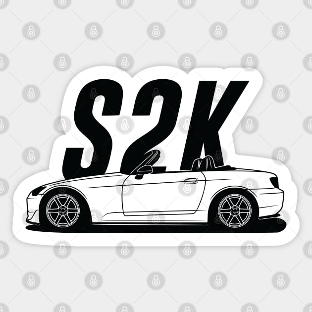 Honda S2000 "SideView" Sticker by wearapex